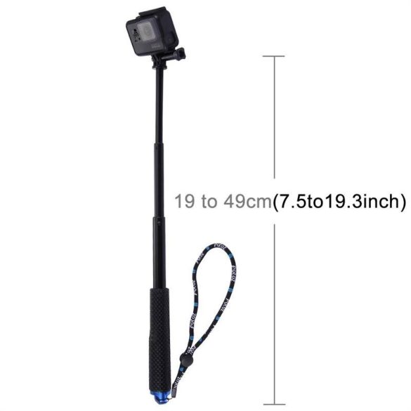 Selfie Stick Puluz sportkamerákhoz (fekete)