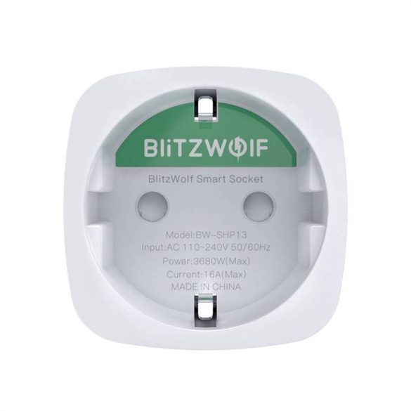BlitzWolf BW-SHP13 ZigBee intelligens aljzat (EU) 3680W