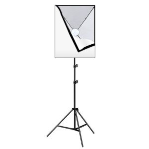 Stúdió készlet Puluz Softbox LED 50x70cm, állvány, LED izzó 1 db PU5070EU