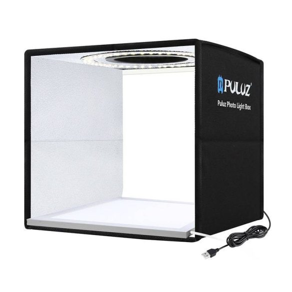 Fénysátor Puluz PKT3101B 25cm + LED szőnyeg
