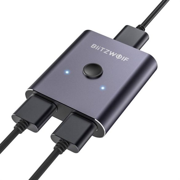 BlitzWolf BW-HDC2 HDMI kapcsoló, 4K (fekete)