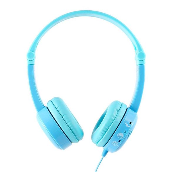 Vezetékes fejhallgató gyerekeknek Buddyphones Travel (kék)
