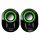 Hangszórók SVEN 290, 5W USB (fekete-zöld)