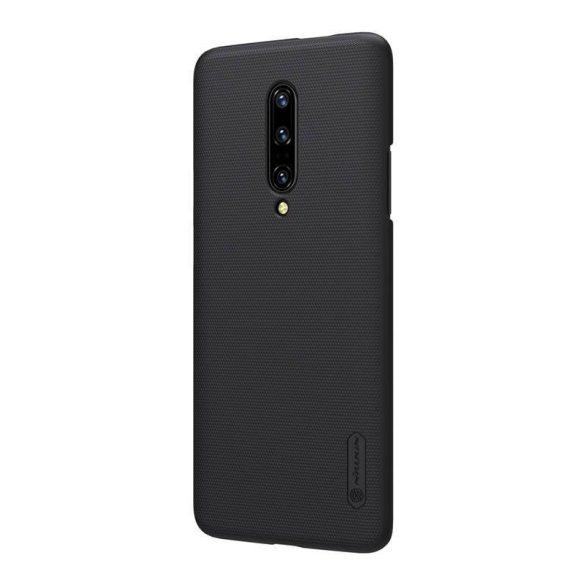 Nillkin Super Frosted Shield tok a OnePlus 7 Pro-hoz (fekete)