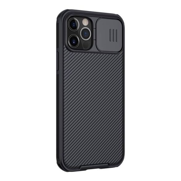 Nillkin CamShield Pro tok iPhone 12/ iPhone12 Pro készülékhez (fekete)