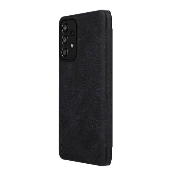 Nillkin Qin bőr tok Samsung Galaxy A33 5G (fekete)
