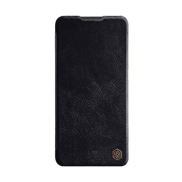 Nillkin Qin bőr Pro tok Xiaomi Poco X4 Pro 5G (fekete)