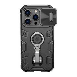 Nillkin CamShield Armor Pro tok iPhone 14 Pro készülékhez (fekete)