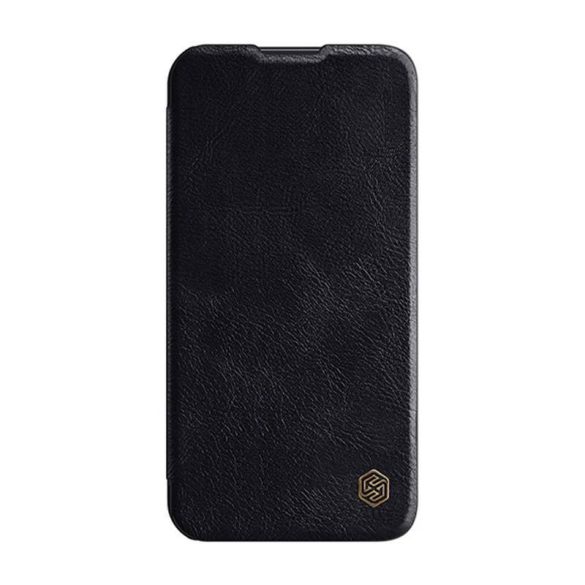Nillkin Qin Pro bőr tok iPhone 14 Plus készülékhez (fekete)