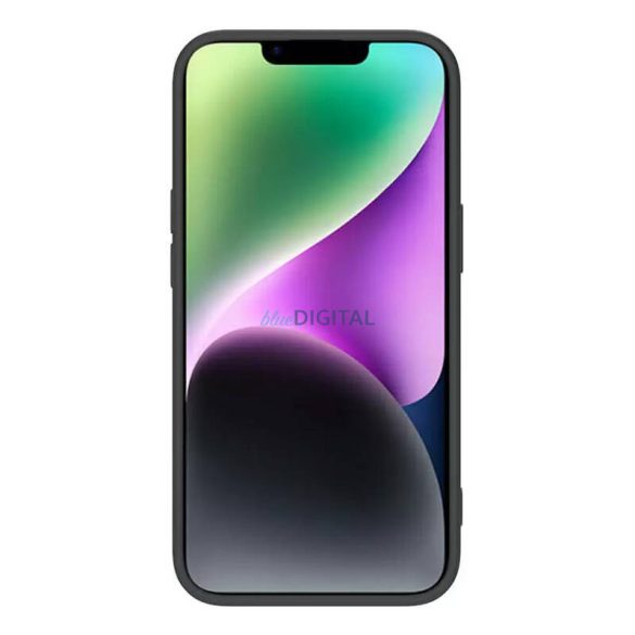 Nillkin CamShield Silky szilikon tok iPhone 14/13 (klasszikus fekete)