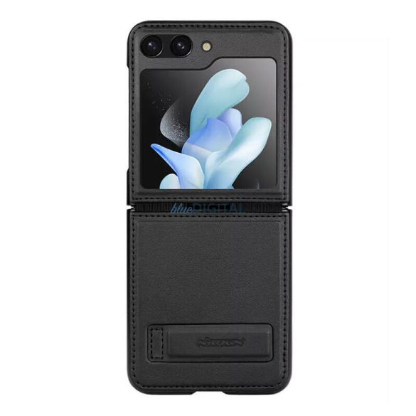 Nillkin Qin bőr tok SAMSUNG Galaxy Z Flip 5 (fekete)