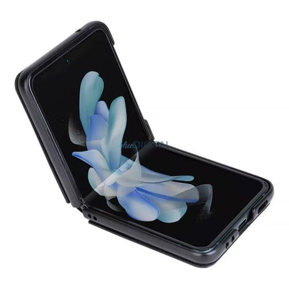 Nillkin Qin bőr tok SAMSUNG Galaxy Z Flip 5 (fekete)