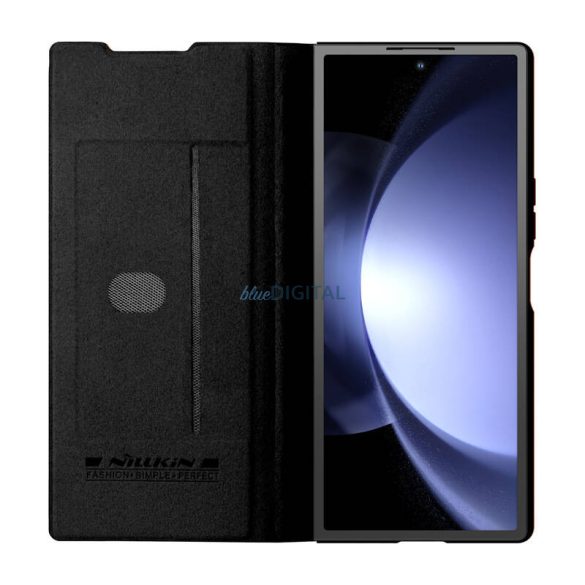 Nillkin Qin Pro Leather tok Samsung Galaxy Z Fold6 - fekete