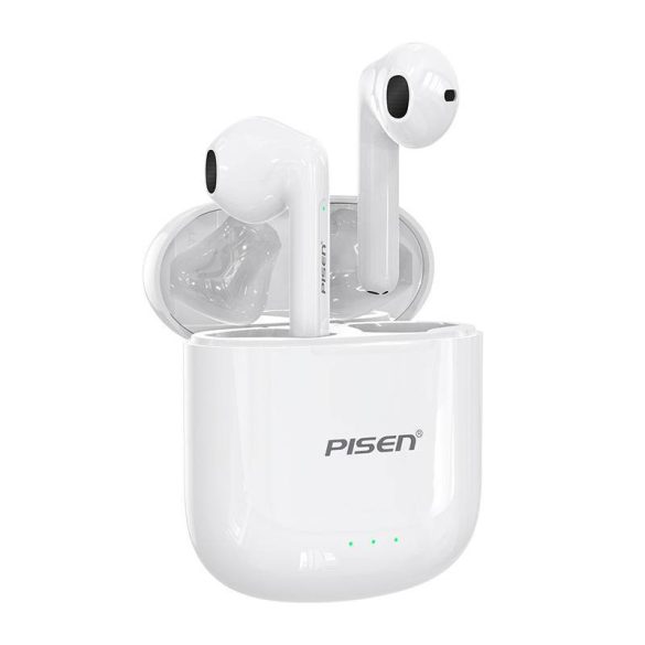 Vezeték nélküli Bluetooth fülhallgató TWS Pisen LS03JL (fehér)
