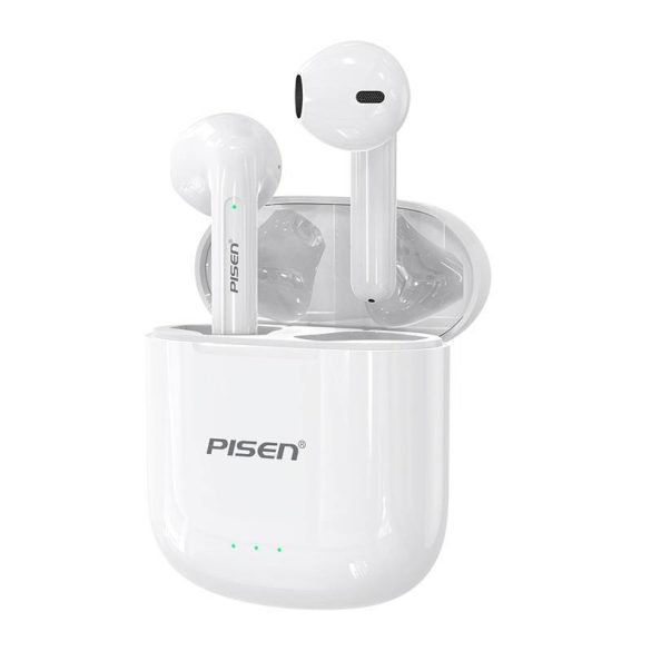 Vezeték nélküli Bluetooth fülhallgató TWS Pisen LS03JL (fehér)