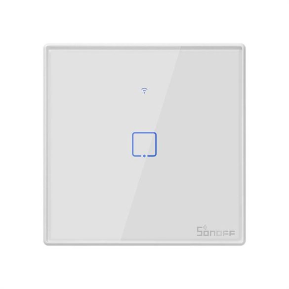 Sonoff Érintőképernyős kapcsoló WiFi + RF 433 T2 EU TX (1 csatornás)