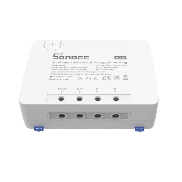 Sonoff Smart WiFi POWR3 kapcsoló nagy teljesítménnyel