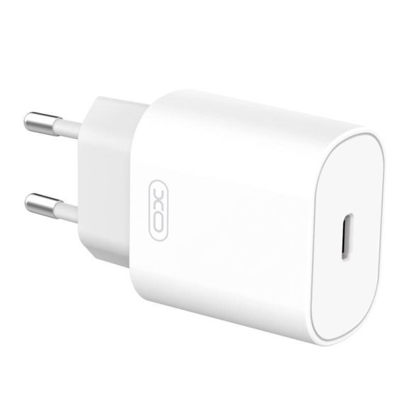 Xo L91 hálózati töltő 1xUSB-C csatlakozóval 25W (fehér)