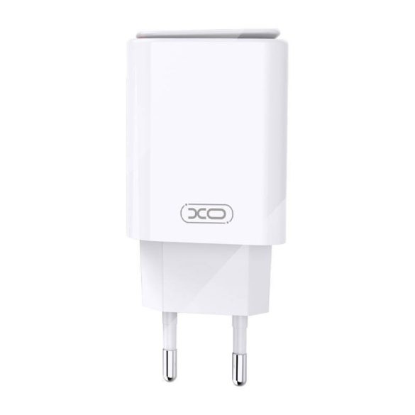 Xo L90B hálózati töltő 1xUSB-C csatlakozóval és Type-C - Type-C kábellel 18W (fehér)