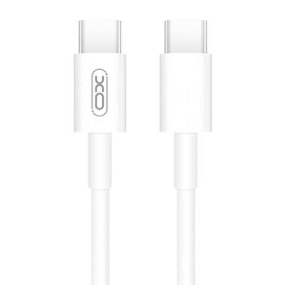 Xo L90B hálózati töltő 1xUSB-C csatlakozóval és Type-C - Type-C kábellel 18W (fehér)