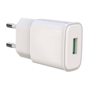 Xo L92D hálózati töltő, 1xUSB-A csatlakozóval, 18W (fehér)