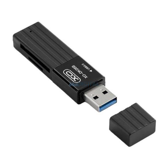XO DK05B USB 3.0 memóriakártya-olvasó (fekete)