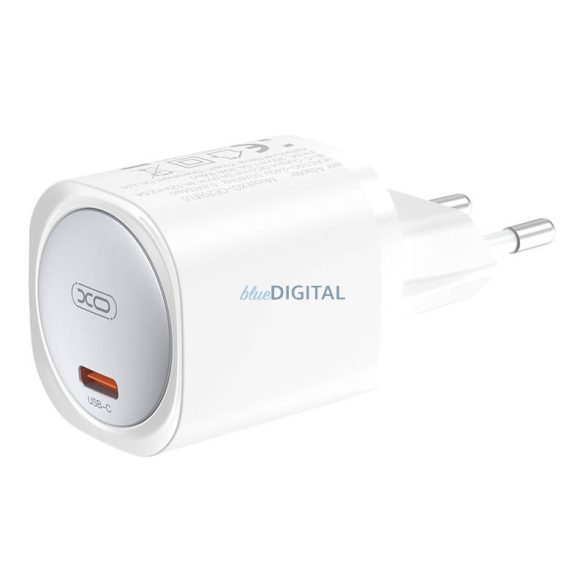 XO CE20 hálózati töltő 1xUSB-C csatlakozással GaN 30W - fehér