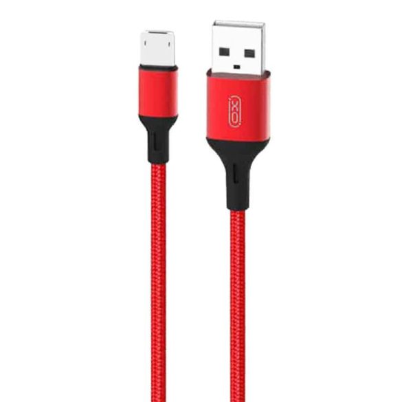 Kábel USB-Micro USB XO NB143, 2m (piros)