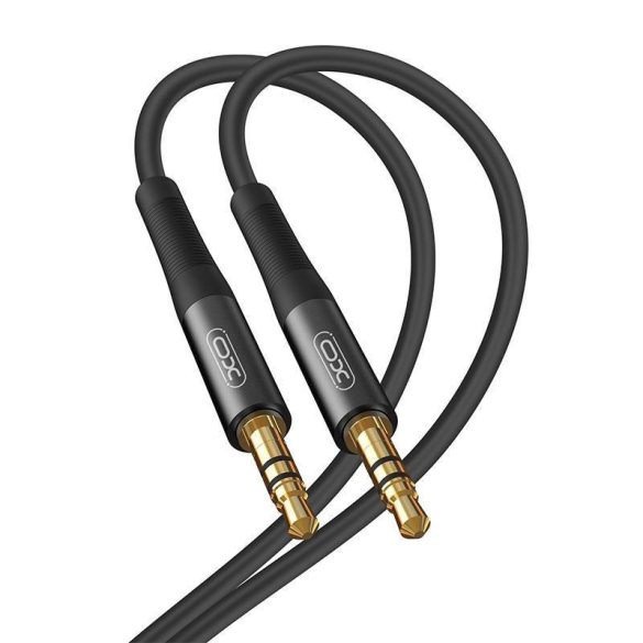 XO Audio kábel mini jack 3,5mm AUX, 2m (fekete)