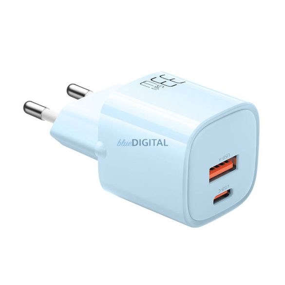 Töltő GaN 33W Mcdodo CH-0154 USB-C, USB-A (kék)