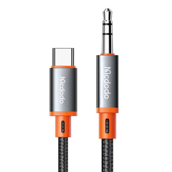 Mcdodo CA-0820 USB-C és 3.5mm AUX mini jack kábel, 1.2m (fekete)