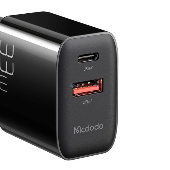 Töltő GaN 33W Mcdodo CH-0921 USB-C, USB-A (fekete)