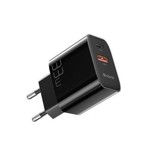 Fali töltő Mcdodo CH-0922 USB + USB-C, 33W + USB-C kábel (fekete)