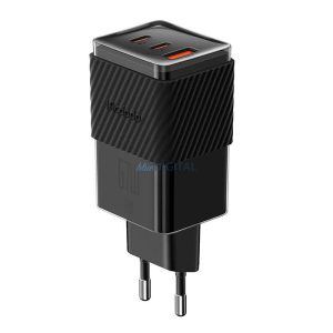 Töltő GaN 65W Mcdodo CH-1501, 2x USB-C, USB-A (fekete)