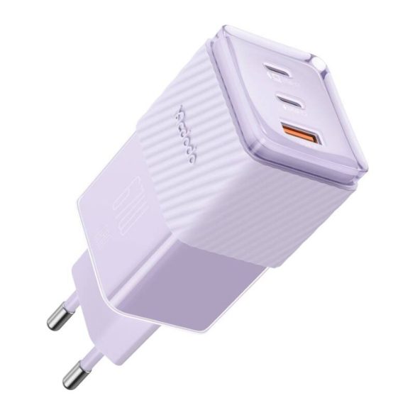 Mcdodo CH-1502 hálózati töltő 1xUSB-A és 2xUSB-C csatlakozással GaN 67W - lila