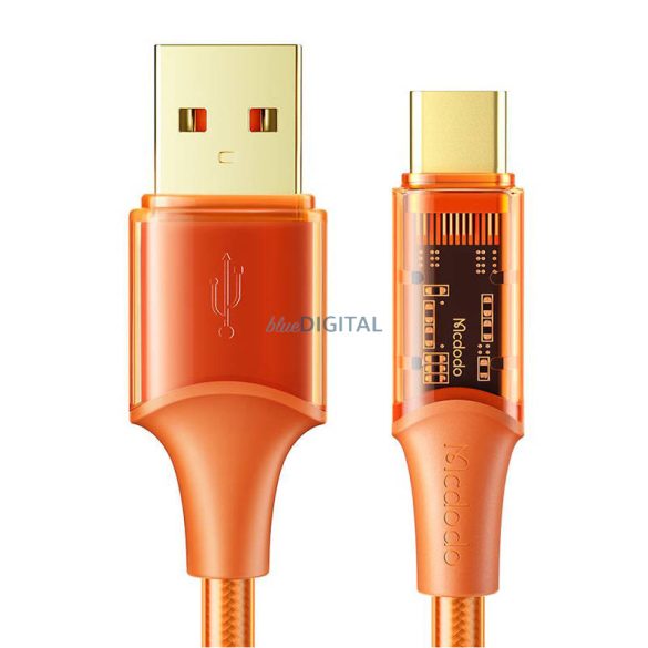 USB-C kábel Mcdodo CA-3150, 6A, 1.8m (narancssárga)