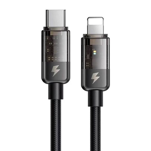 Cabel USB-C Lightning Mcdodo CA-3161, 36W, 1,8m (fekete)
