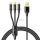 3 az 1-ben USB USB-C / Lightning / Micro USB kábel, Mcdodo CA-3330, 1.2m (fekete)
