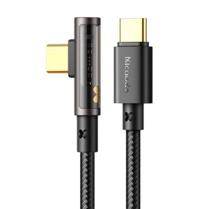 USB-ről USB-C Prisma 90 fokos kábel Mcdodo CA-3400, 100W, 1.2m (fekete)