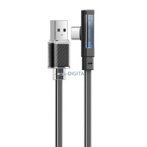 Kábel USB-C USB-C Mcdodo CA-3423 90 fokos 1.8mLED (fekete)