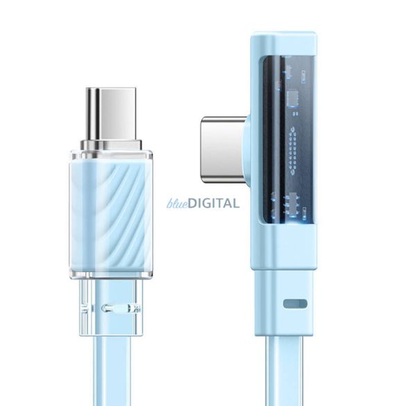Kábel USB-C-ről USB-C-re Mcdodo CA-3452 100W 90 fokos 1.2m (kék)