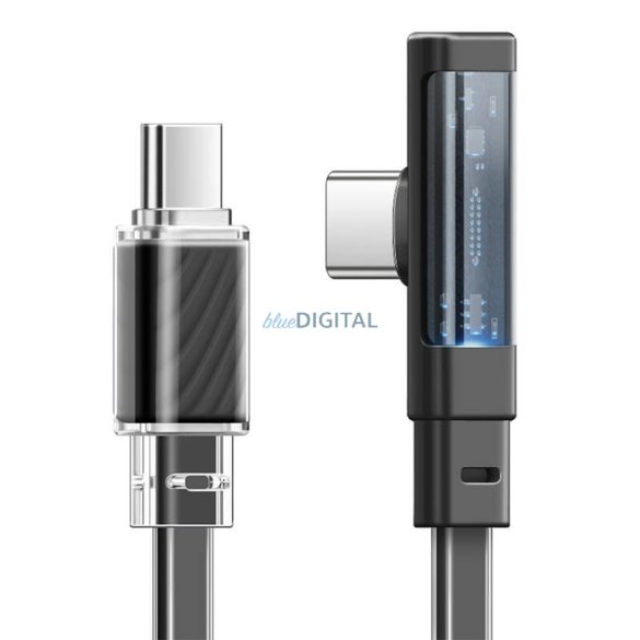 Kábel USB-C USB-C Mcdodo CA-3453 90 fokos 1.8mLED (fekete)