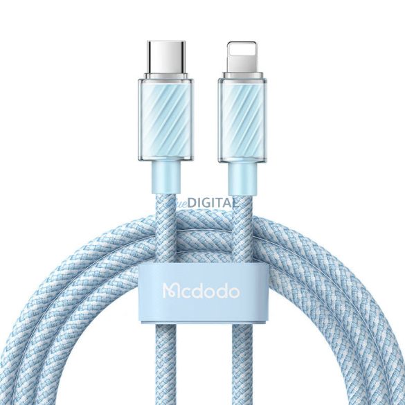 Kábel USB-C Lightning McdodoCA-3664, 36W, 2m (kék)