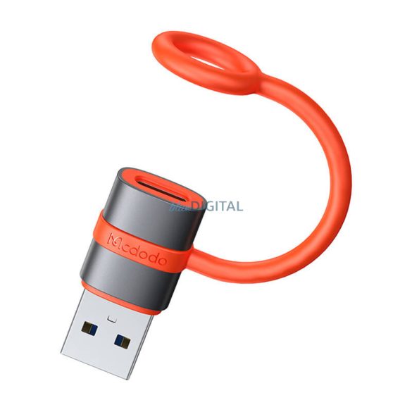 McDodo OT-3800 USB-A - Type-C adapter - fekete