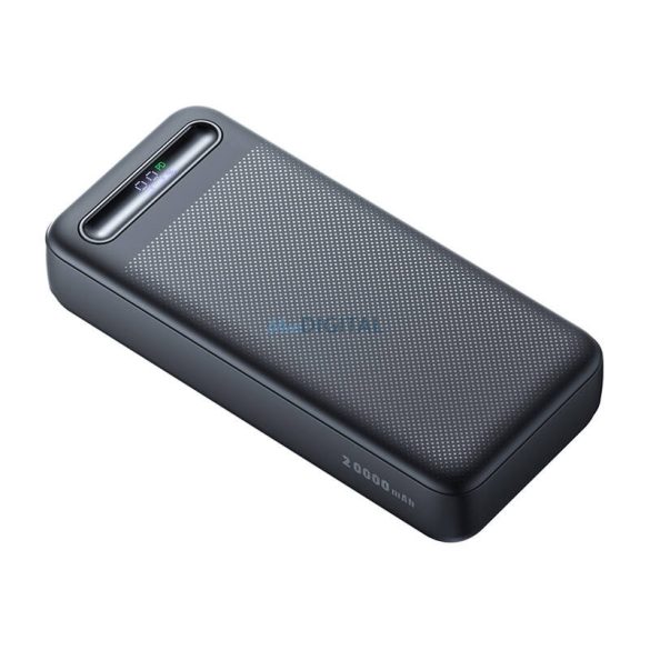 Mcdodo MC-3891 powerbank kijelzővel 20000mAh, 22.5W - fekete