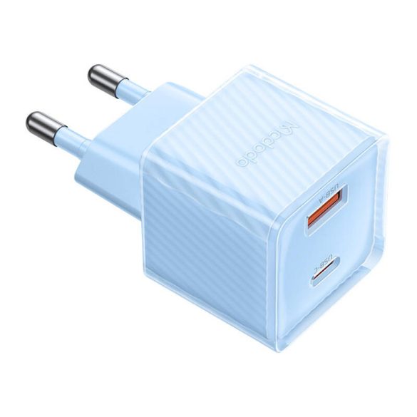 McDodo CH-4152 hálózati töltő 1xUSB-A és 1xUSB-C csatlakozással 33W - kék