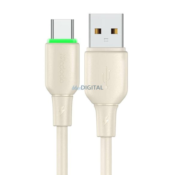 USB-ről USB-C kábel Mcdodo CA-4750 LED világítás 1.2m (bézs)