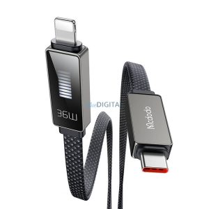 Kábel Mcdodo CA-4960 USB-C Lightning kijelzőhöz 1.2m (fekete)