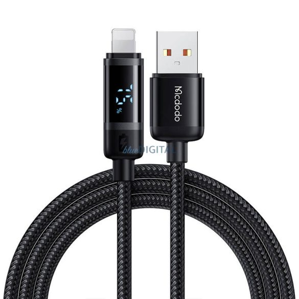 Kábel USB-A Lightning Mcdodo CA-5000, 1,2m (fekete)