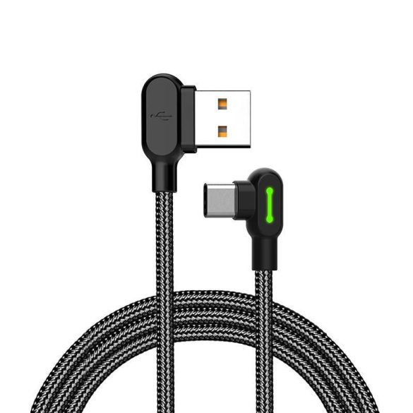 USB USB-C kábel Mcdodo CA-5280 LED, 0,5m (fekete)